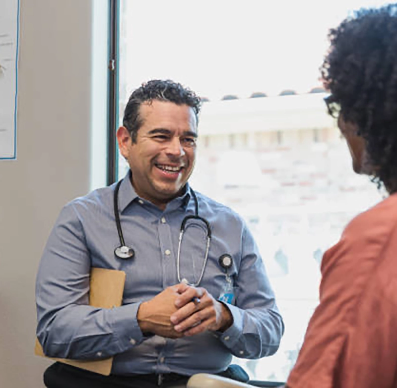 Conversation with patient